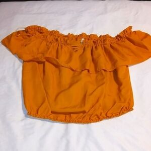 Truly 4 You womens off the shoulder crop top